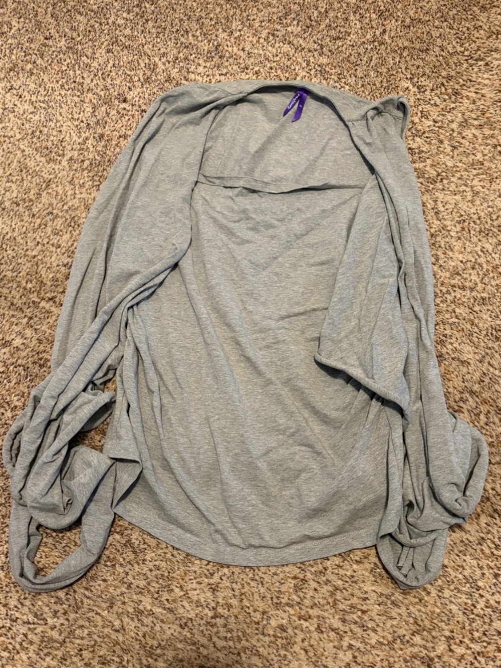 Seraphine Light Gray Skin to Skin Jersey Top